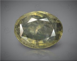  Yellow Sapphire Heated & Treated Natural Certified 5.13 cts. ( 89118 )